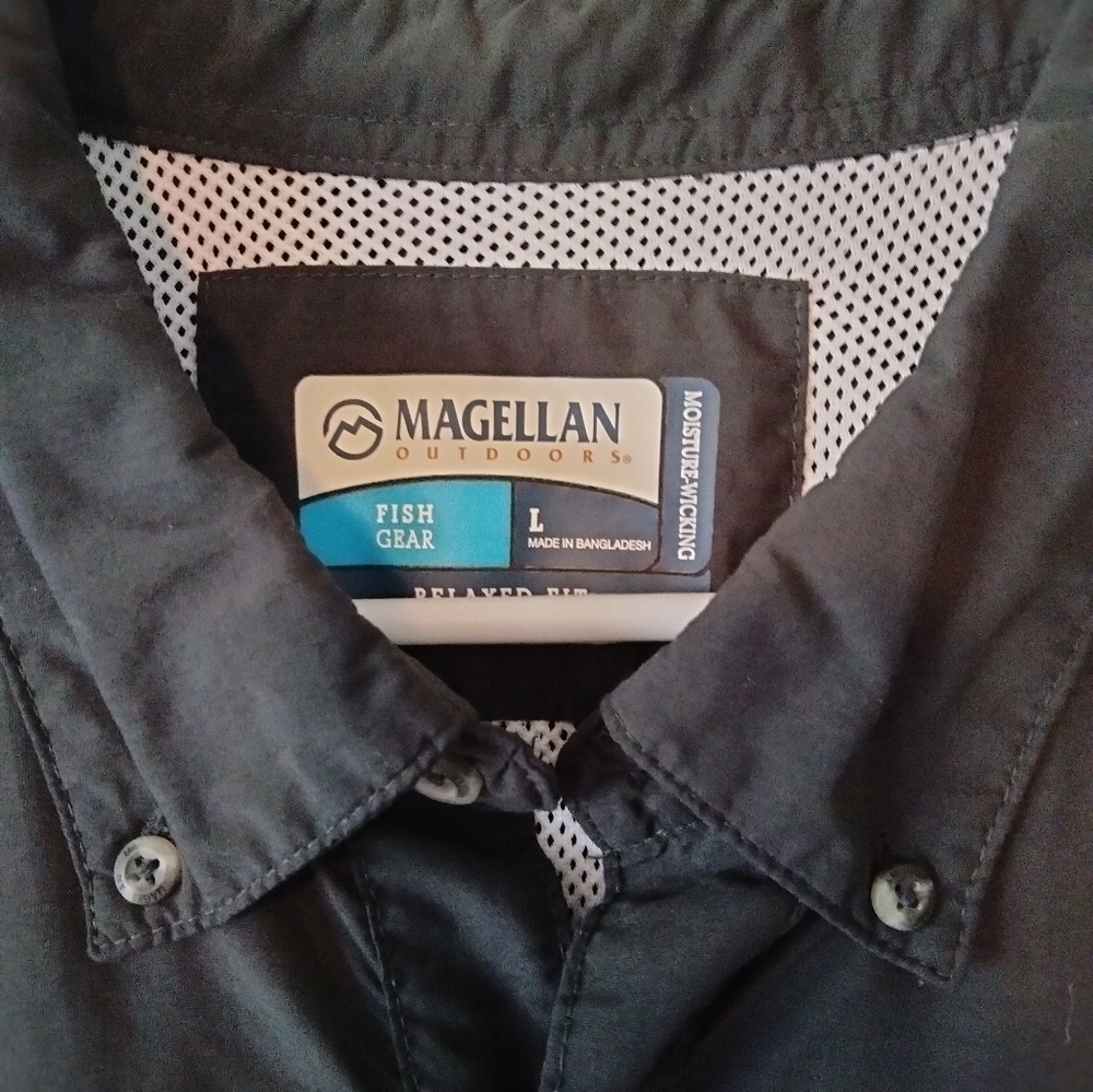 Men's Magellan Outdoors Fish Gear Bundle Black and White Size Large